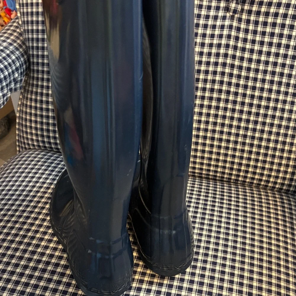 Hunter Classic navy blue Waterproof Boots - Picture 6 of 8